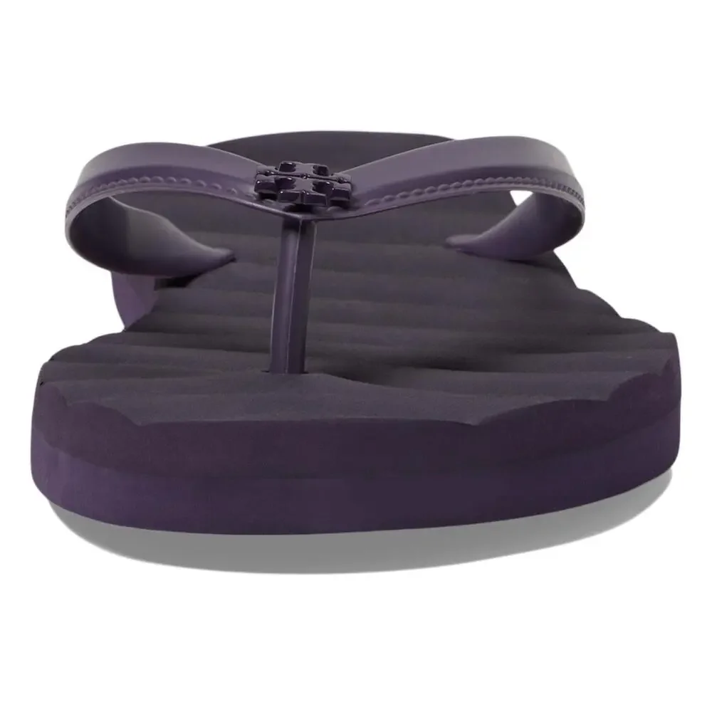 TORY BURCH WOMENS KIRA FLIP-FLOP DEEP PURPLE 7 MEDIUM